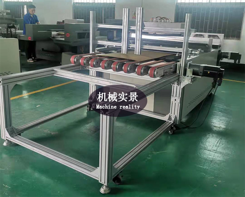 紙箱無版印刷機設備實拍，紙箱數碼印刷機廠家實拍機械。